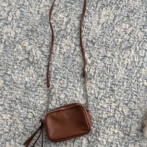 Wild Fable Brown Crossbody Bag with Chain Strap